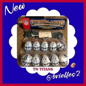 🏈 New TN Titans- Tennessee Titans Football Helmets Lights / Garland New